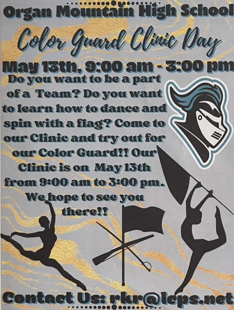 Color Guard Clinic at the Castle