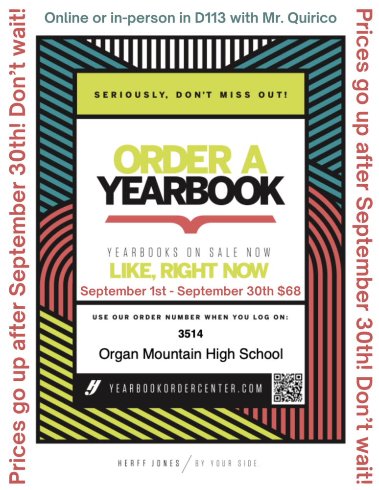 Get your September discounted yearbook price
