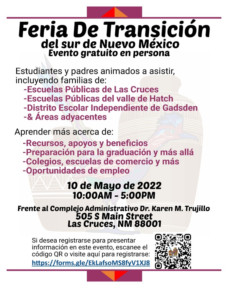 Southern New Mexico Transition Fair —Free In-Person Event