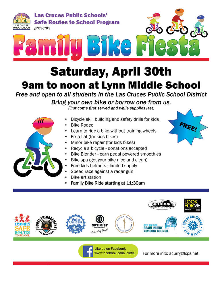  Safe Routes to School Hosts the Family Bike Fiesta Saturday  