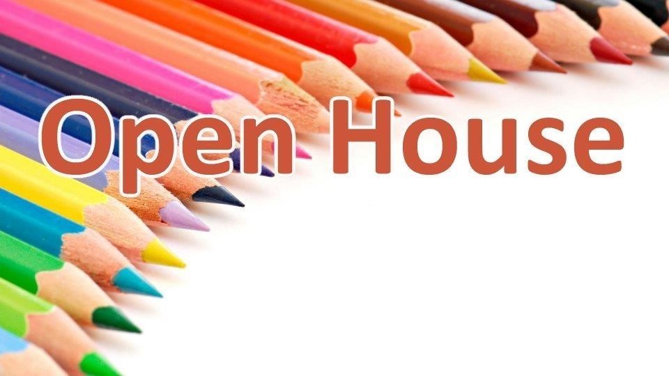Middle School Open House Dates- 6:00-7:30pm  