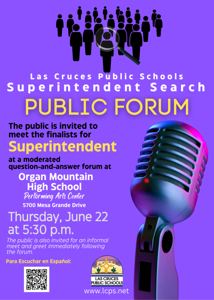 Superintendent Public Forum: What You Need to Know 