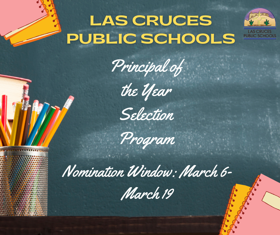 Please Nominate The 2024 Principal of the Year