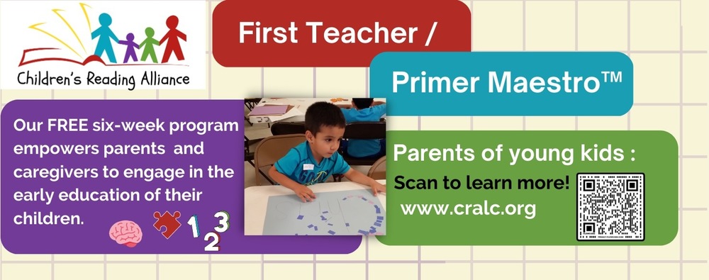 Classes Open for Parents to Join First Teacher/Primer Maestro Program