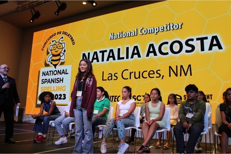 Mesa Middle School Student Places First Becoming a National Spanish Spelling Bee Champion