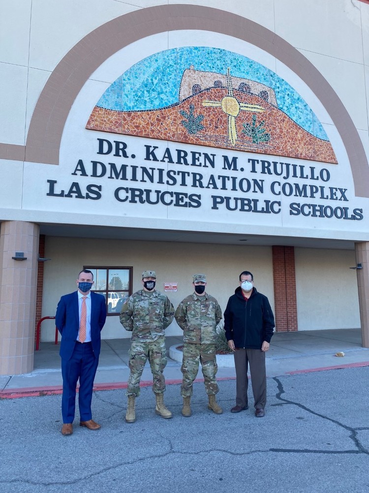 National Guard Soldiers Report for Duty at LCPS — Fully licensed, troops will observe prior to assignment