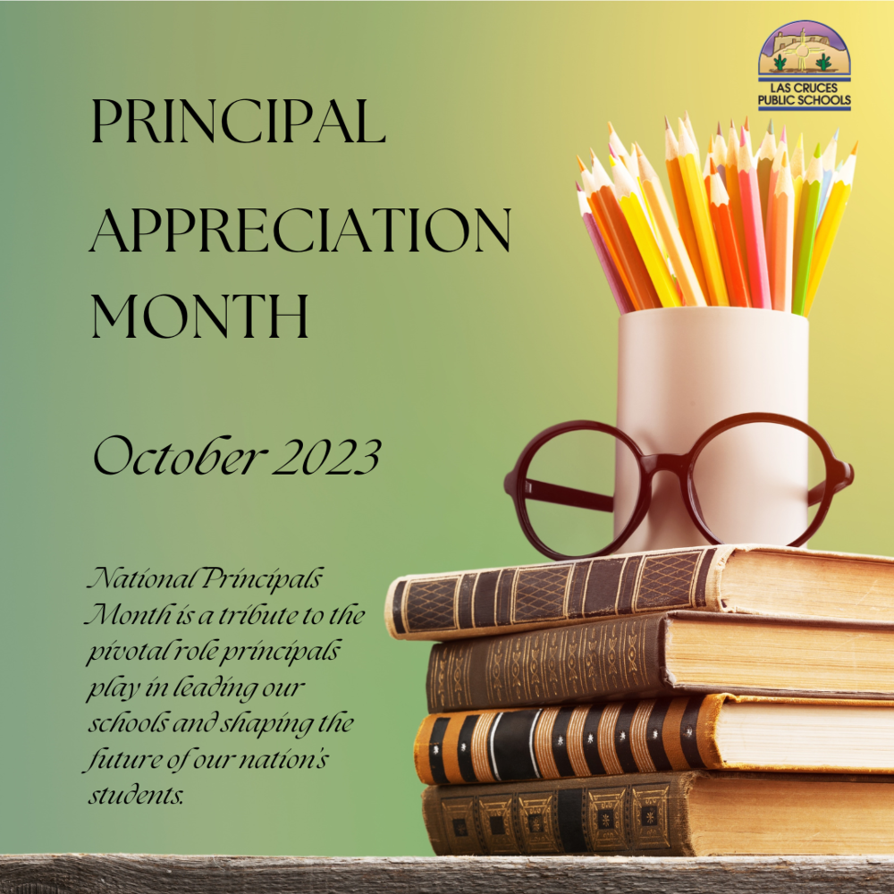 October is National Principals Month!