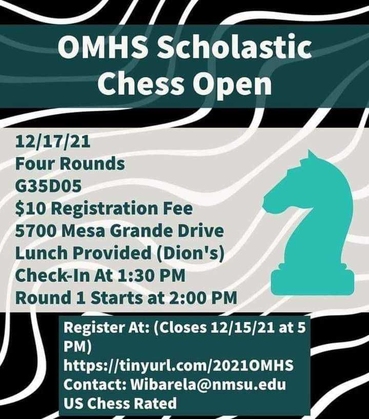 Organ Mountain High School Scholastic Chess Open