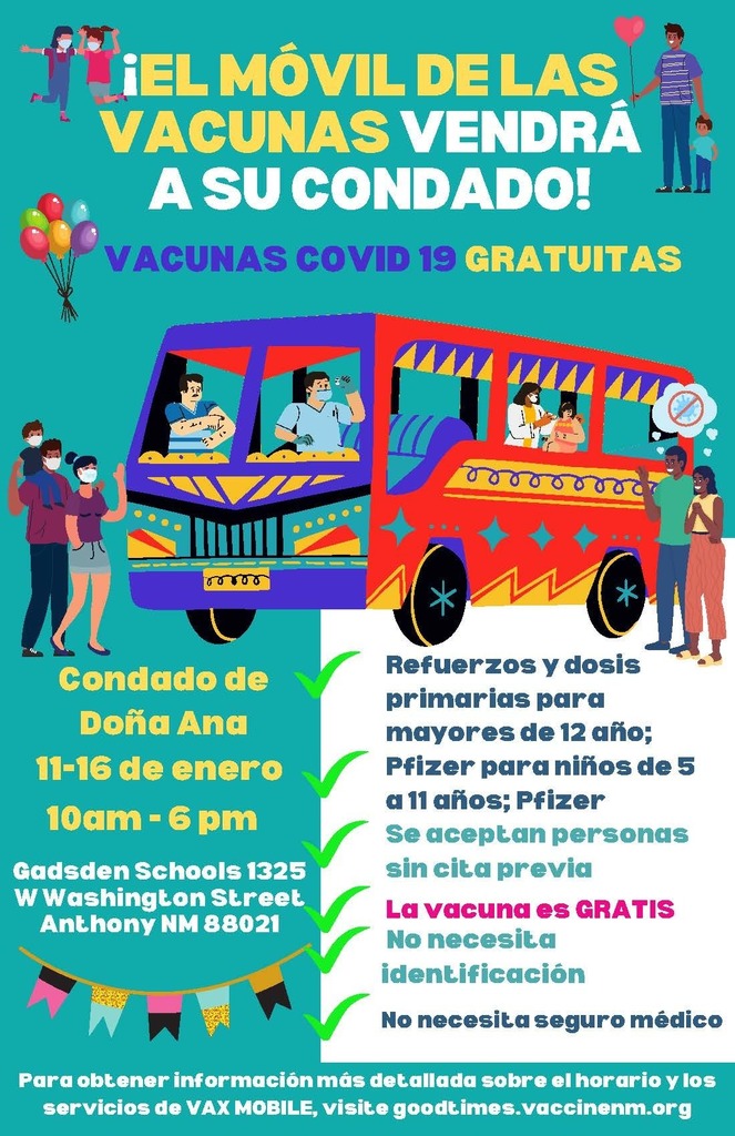 VaxMobile ha llegado al condado de Doña Ana