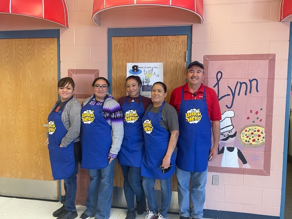 LCPS Lunch Heroes at Lynn Community Middle School