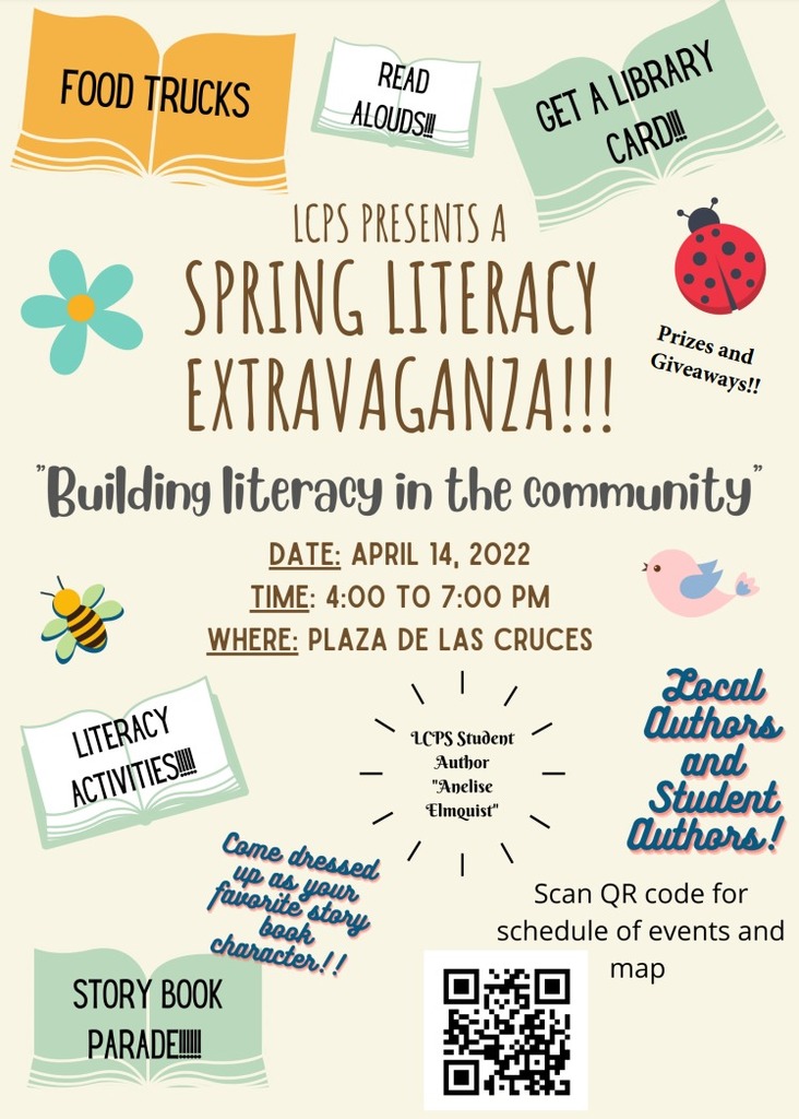 LCPS Literary Fair on April 14