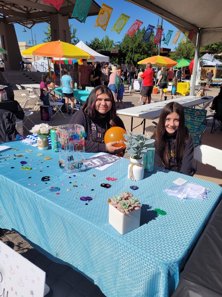 Kids selling their homade products 