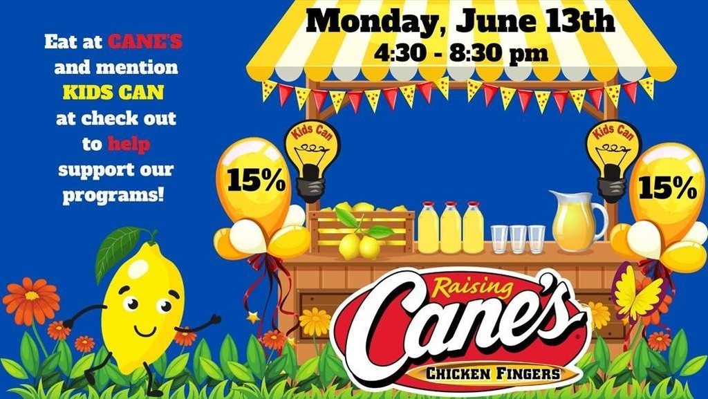 Raising Canes Kids Can