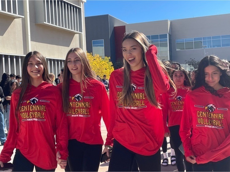 Good luck at State to the Centennial Volleyball team!! Go Hawks!🙌🏼🏐 #ItsAGreatDayToBeAHawk Las Cruces Public Schools Centennial High School #NM #LasCruces #State #Volleyball