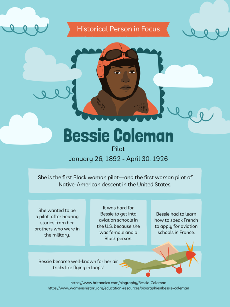 Celebrating Black History month - Bessie Coleman