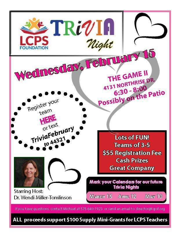 LCPS Foundation Trivia Night