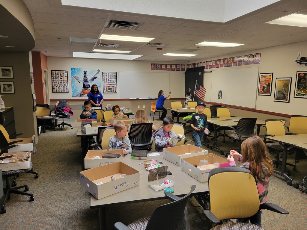 Our first "Forward to the Moon" day camp for K-2 students was a smashing success.  The Artemis generation is set and ready for space travel!