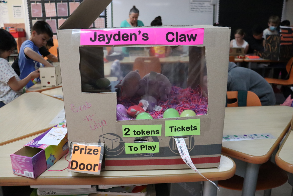 Arcade Games made by students at Fairacres Elementary