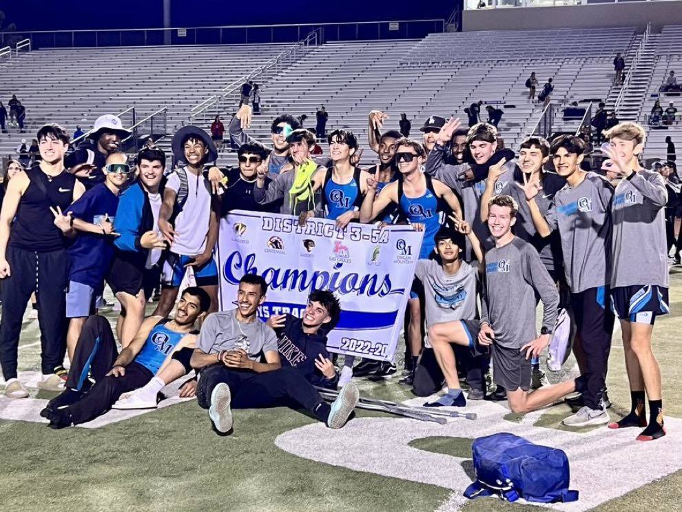 Organ Mountain Boys Track 3-Peats as District Champions. State Bound. Congrats Knights!