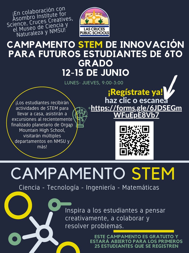 STEM Innovation Camp for Incoming 6th Graders