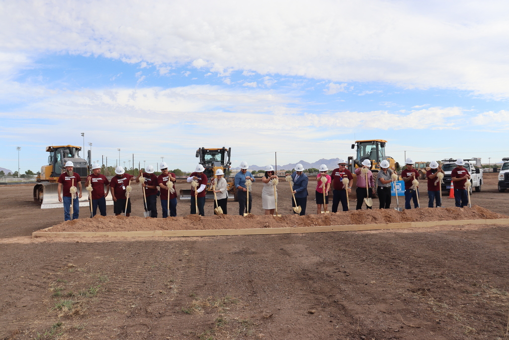 Today LCPS broke ground to begin construction on the new LCPS Operations Complex located on Tashiro Dr. Thank you to the community of Las Cruces and Doña Ana County for investing in the future of our kids! Las Cruces Public Schools #NM #LasCruces #OperationsComplex #GroundBreaking