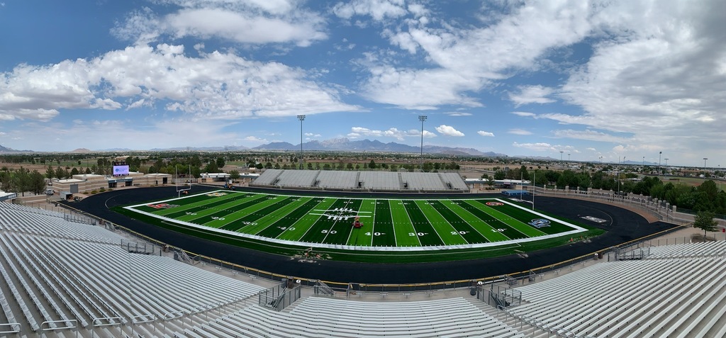 Tonight will be the first football game at the new and improved Field of Dreams. The stadium includes a new videoboard that will give us a closer look at the action on the field. Teams will be playing on new artificial turf featuring logos from each high school at LCPS.